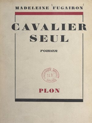 cover image of Cavalier seul